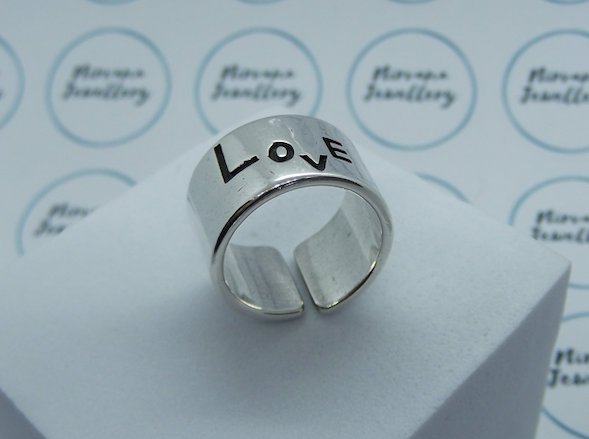 Adjustable Love Ring - Love Band Ring