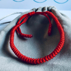 Lucky Red Tibetan Buddhist Bracelet