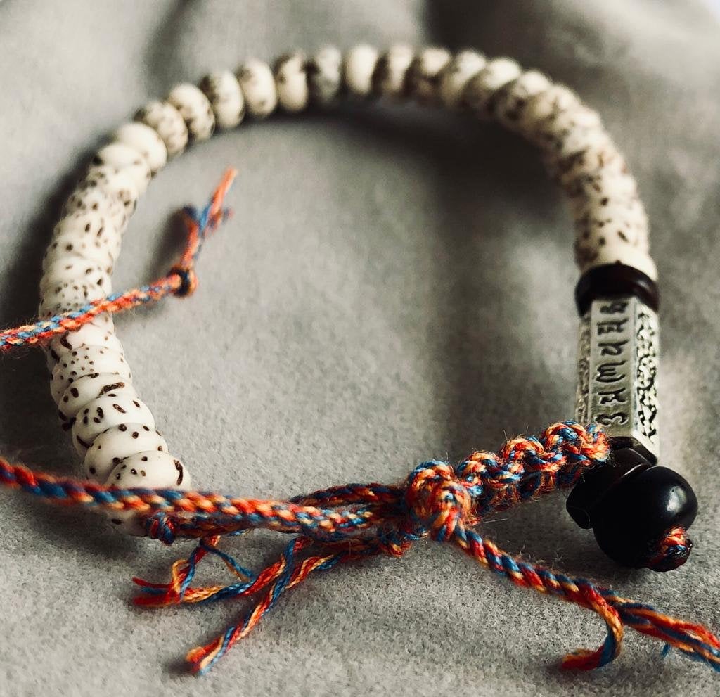 Authentic Natural Black Wood Tibetan Buddhist Bracelet 12mm Amulet Elastic  - AliExpress