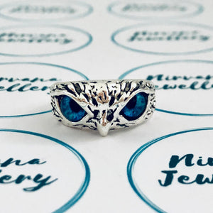 Adjustable Owl Ring