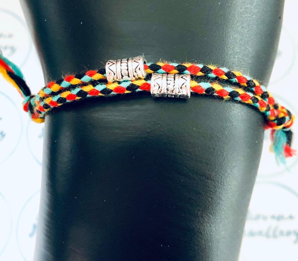 Bright Multicolour Tibetan Buddhist Bracelet