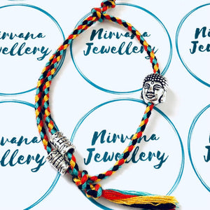 Bright Multicolour Tibetan Buddhist Bracelet